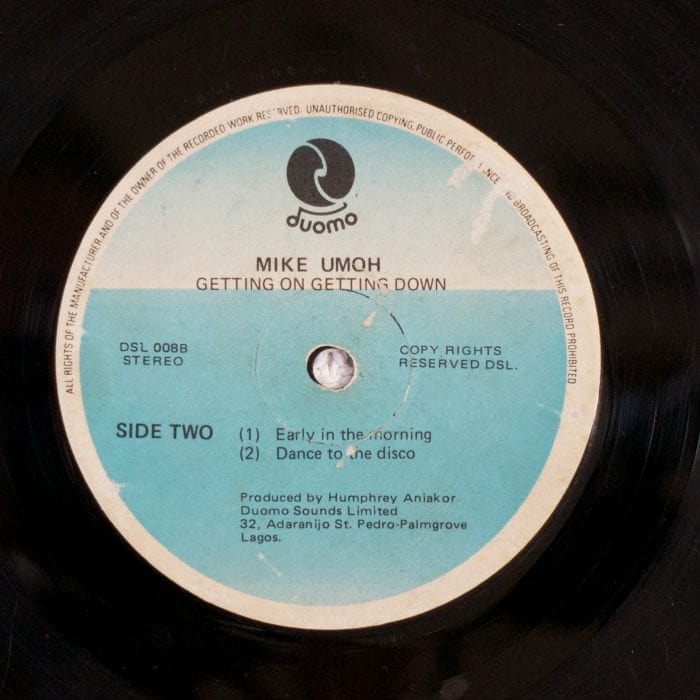 Mike Umoh Nigerian LP Getting On Getting Down for sale